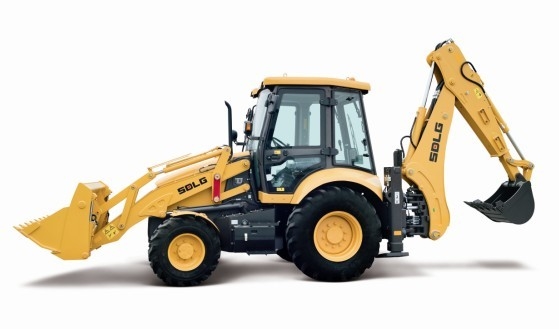 7T backhoe loader, 7t tractor with bucket and digger,China backhoe loader