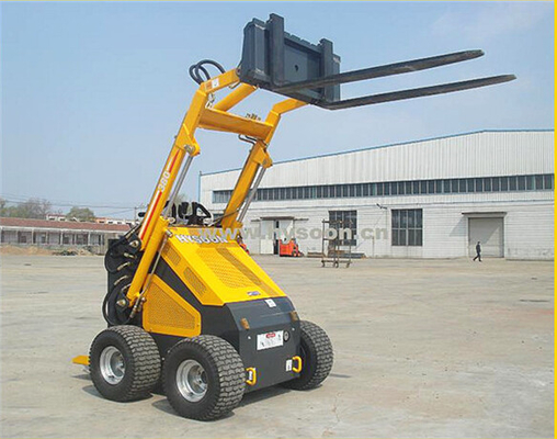 23HP power Mini Skid Steer loader HY380 With Gas engine for garden personal renting